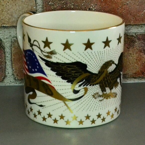 Wedgewood Bicentennial Mug Original Box Vintage America Celebration Decorative - Picture 3 of 11